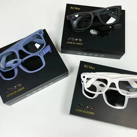 S2 Max AI Smart Camera Glasses – HD Video