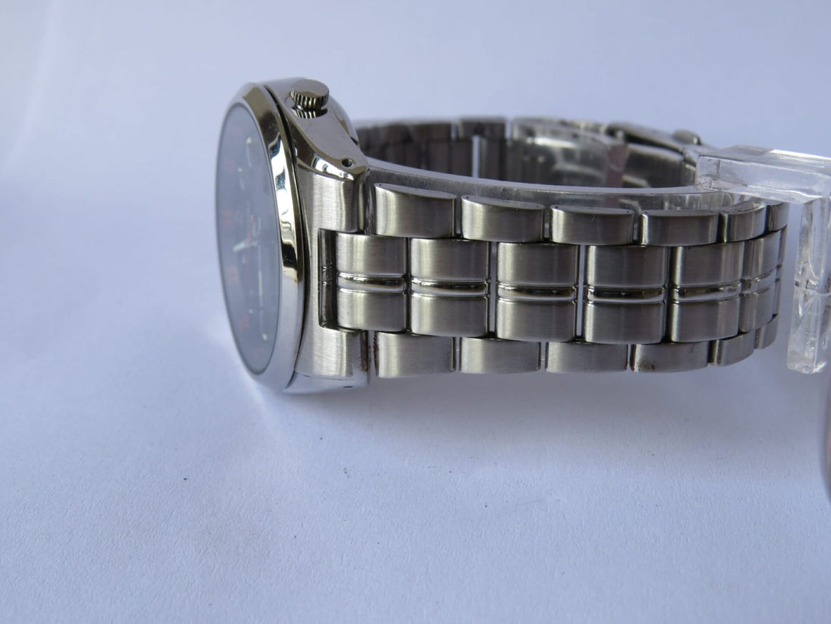 Seiko 5 Automatic Black Dial Stainless Steel Men's Watch