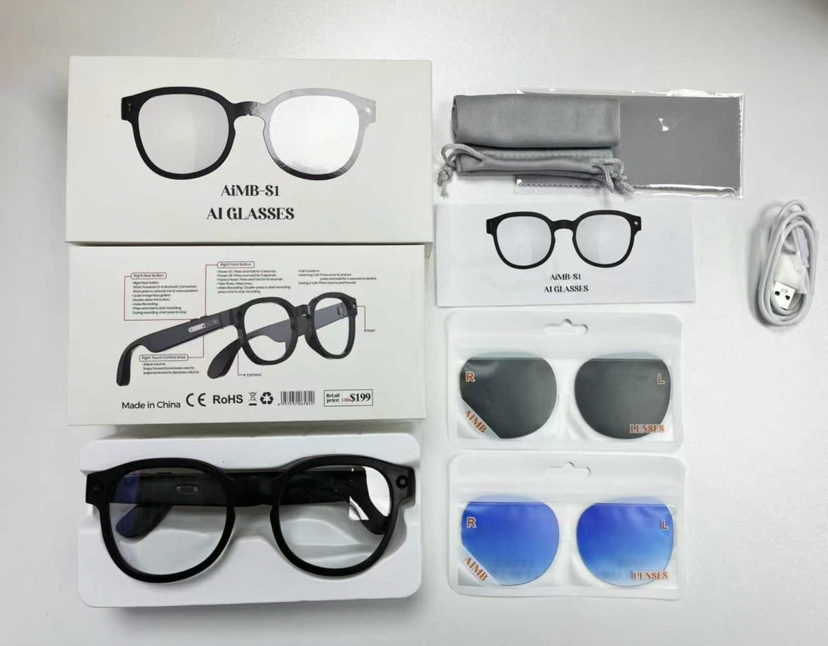 AI Smart Camera Glasses