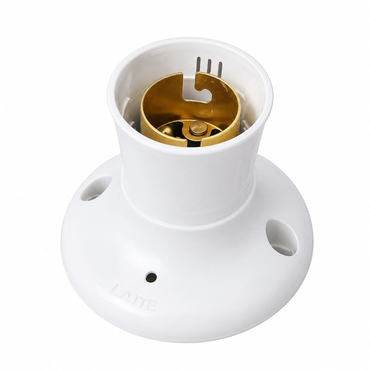 📷 Smart Bulb Camera Holder – 360° Adjustable CCTV Mount