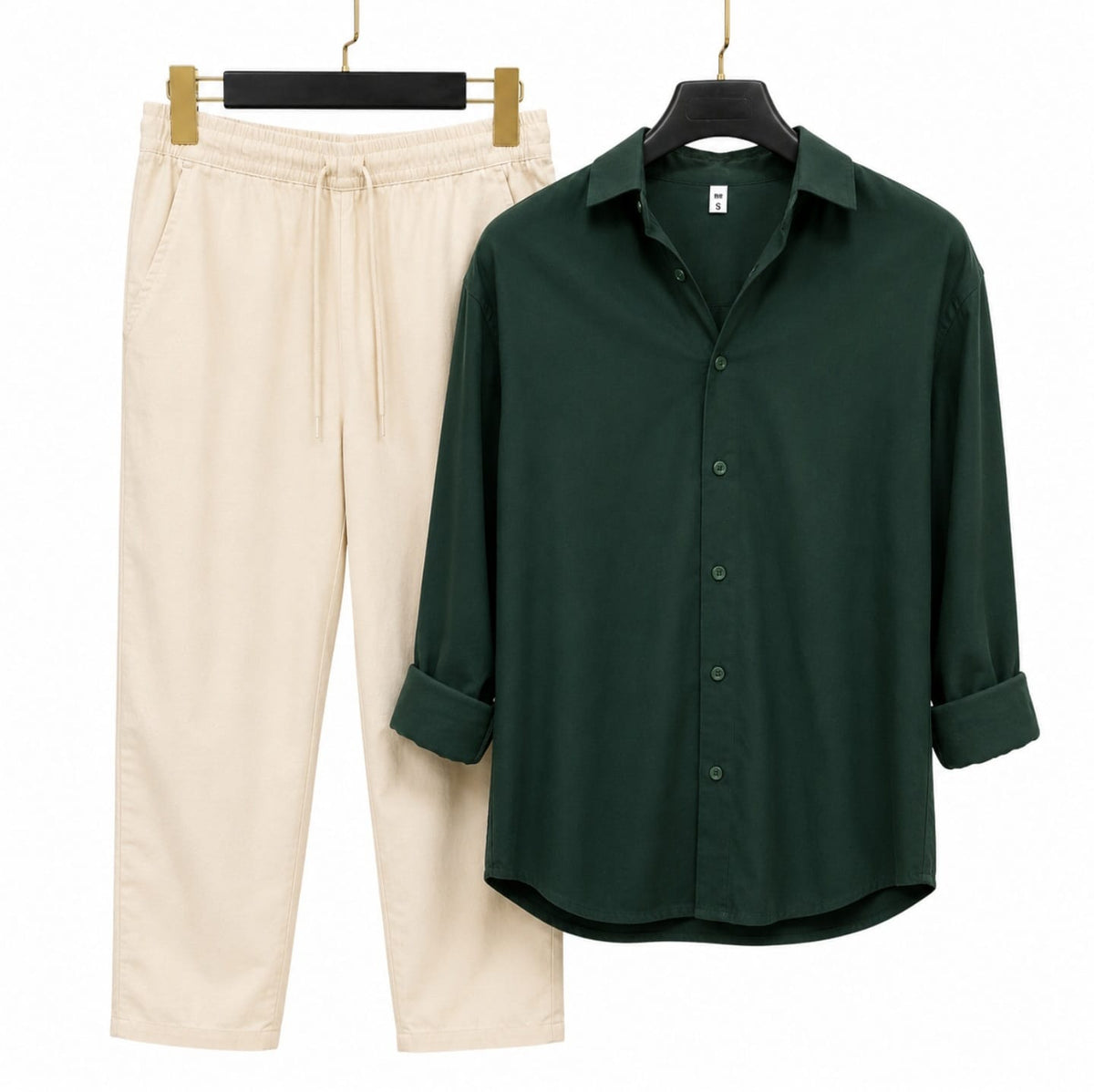 Men’s Premium Casual Shirt & Trousers Set | Stylish 2-Piece Outfit