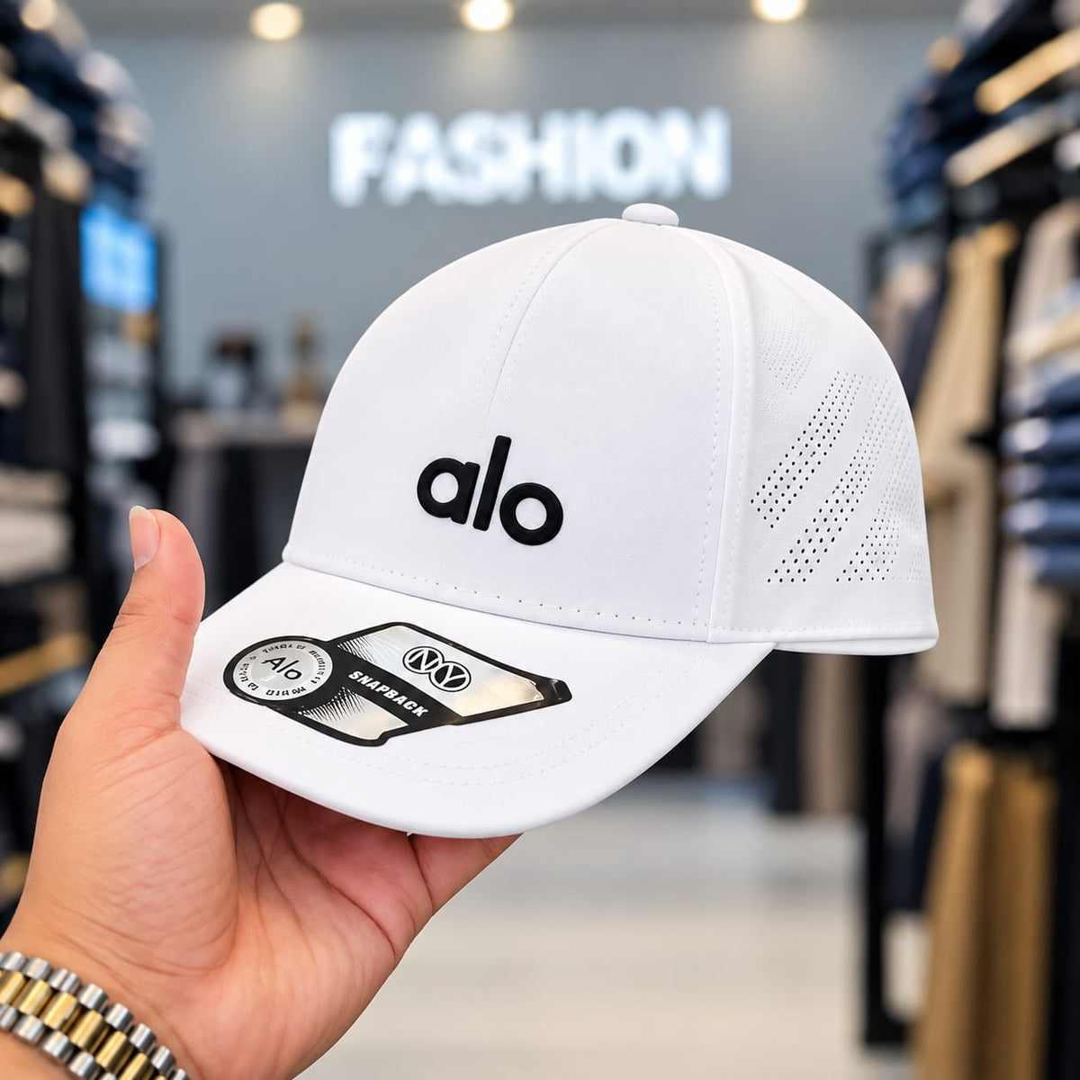 🔥 Alo Premium 3-Piece Summer Set | Cap + Polo + Joggers 🧢👕👖✨
