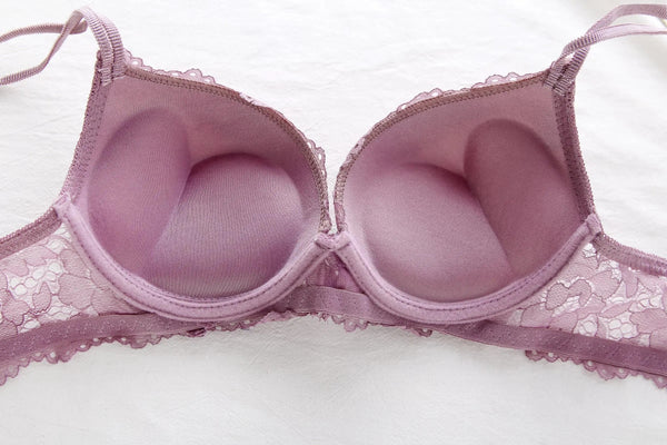 Pack of 3 Flourish Elegant Lace Bra & Panty Set – Push Up & Double Padded Comfort with Floral Detailing
