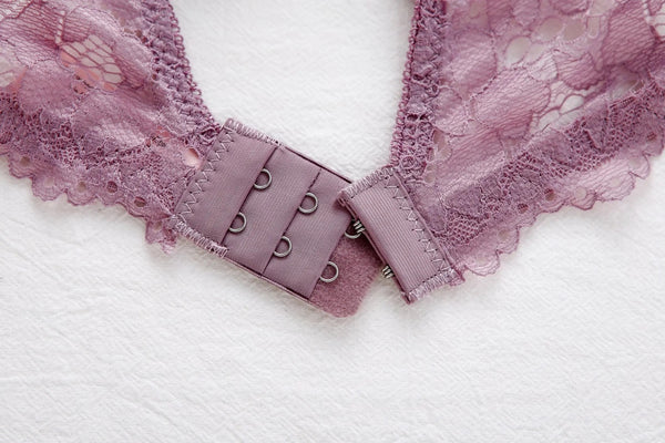 Pack of 3 Flourish Elegant Lace Bra & Panty Set – Push Up & Double Padded Comfort with Floral Detailing