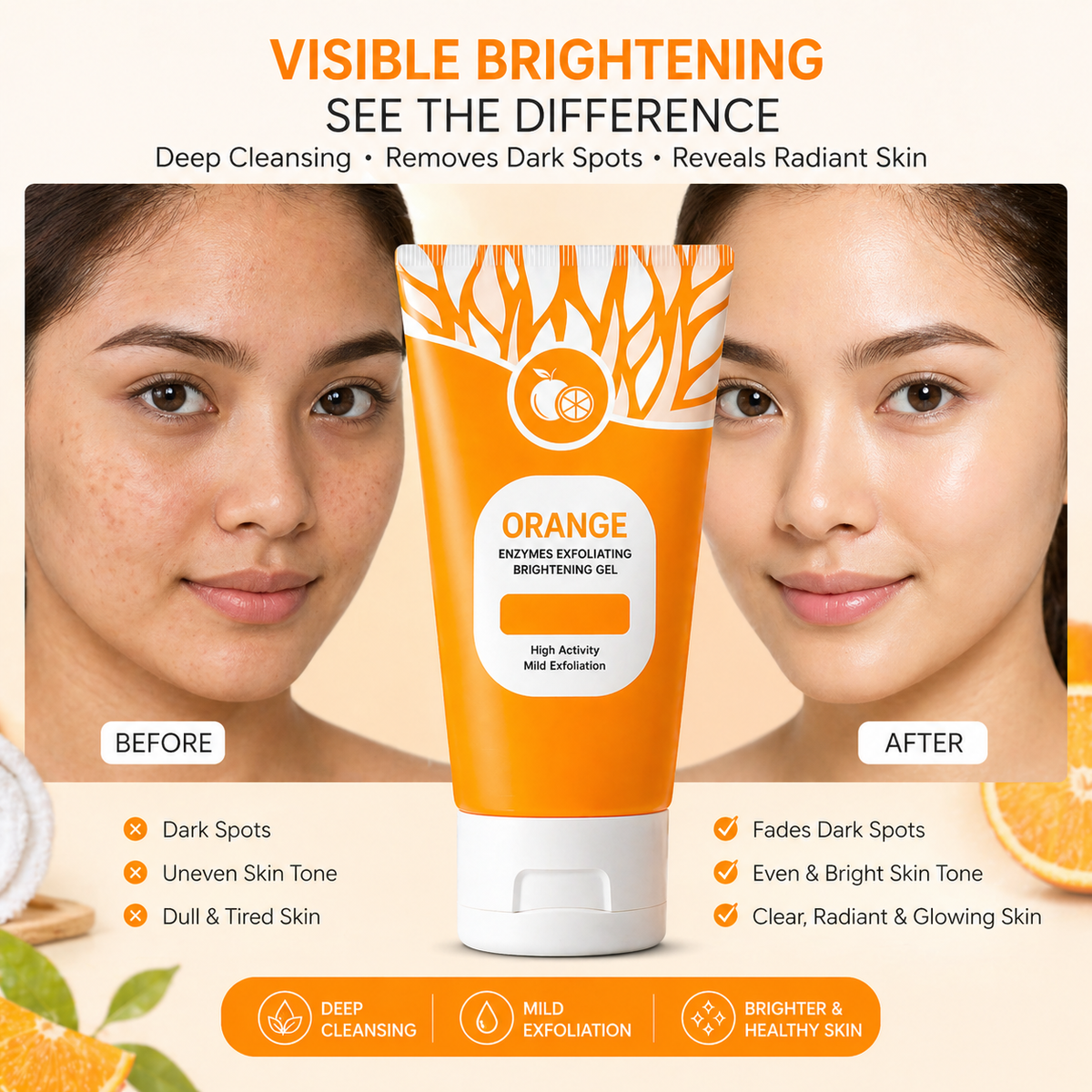 Orange Enzyme Cleansing Gel